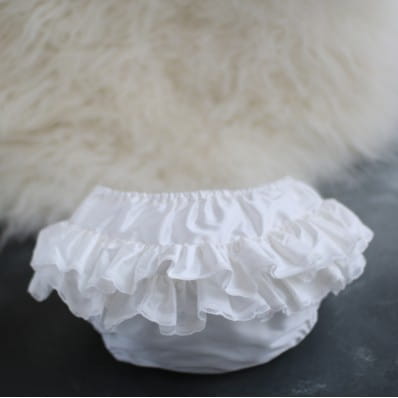 Silk and Lace Frilly Nappy Pants
