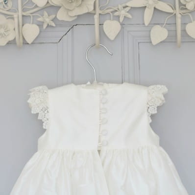 Rachel Christening gown back detail