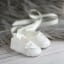 Mila Silk and lace blessing booties