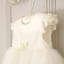 Evelyn silk, lace and tulle Christening gown