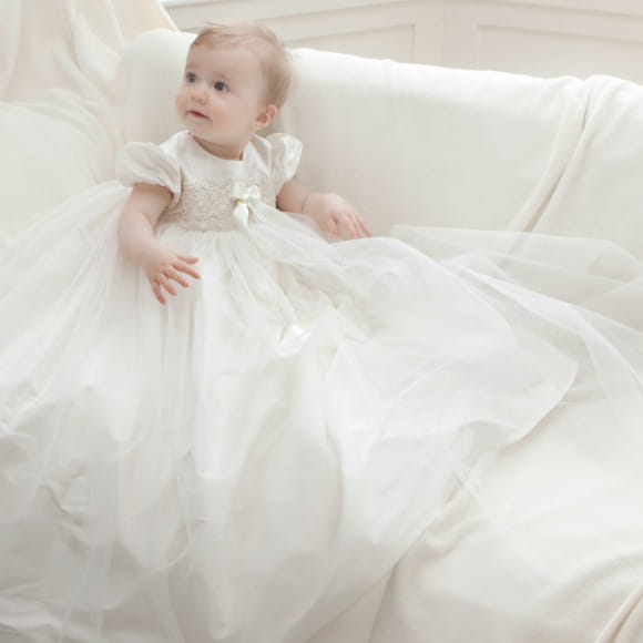 pink princess christening gowns