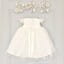 Silk and lace baptism dress