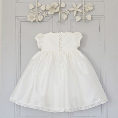 Silk Baptism Dress - Clara
