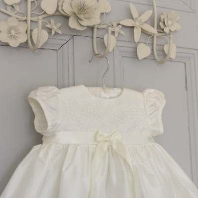 silk Baby blessing dress