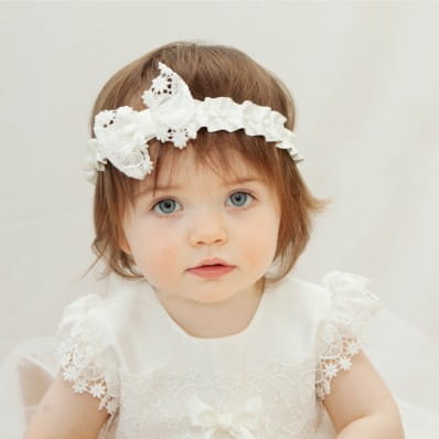 Christening headband