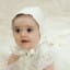 Satin Baptism Bonnet