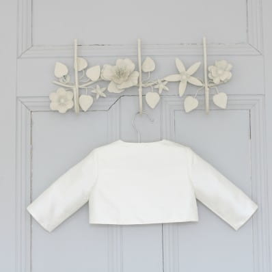Silk baptism jacket