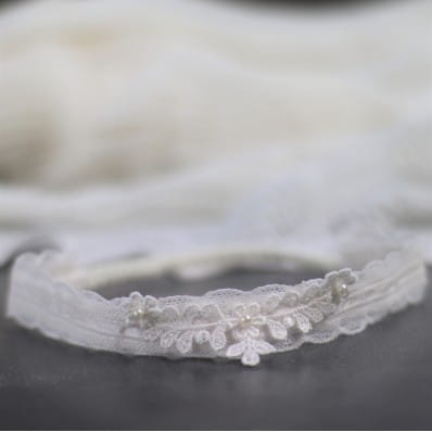 Christening headband
