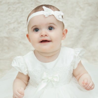 Silk Christening dress