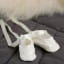 Ivory Silk and Lace Booties