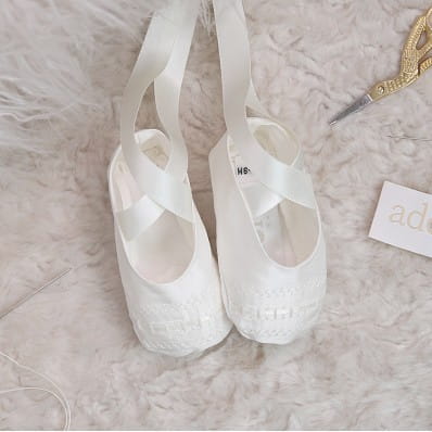 Evie Christening Booties