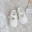 Rose Christening Booties