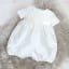 Venice boys christening romper - front