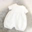 George short legged Christening romper