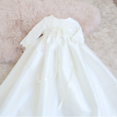 Rebekah Christening Gown with long Sleeves