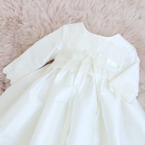 Rebekah Long Sleeved Christening Gown