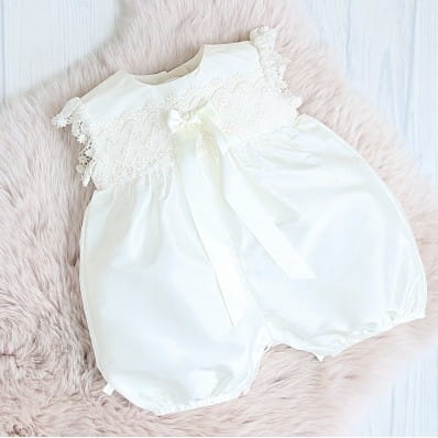 Christening Romper - Lucy