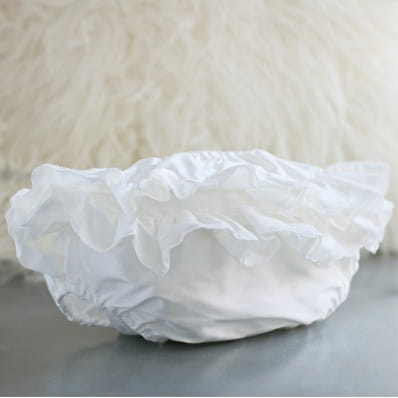 Silk and Lace Frilly Nappy Pants