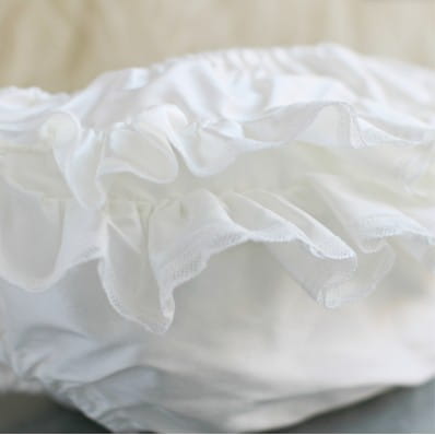 Silk and Lace Frilly Nappy Pants