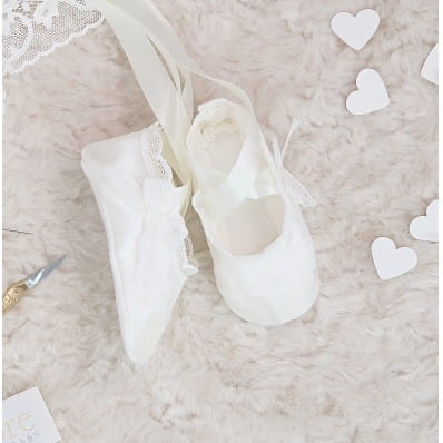 Clara Christening Booties