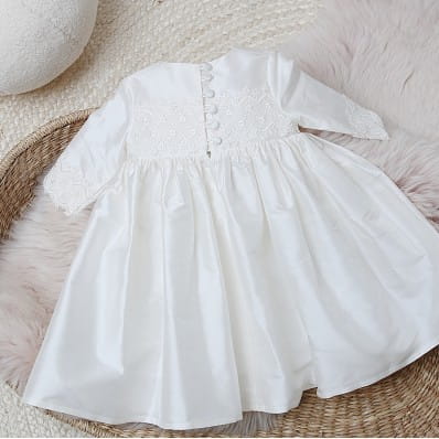 Lara Long Sleeved Christening dress