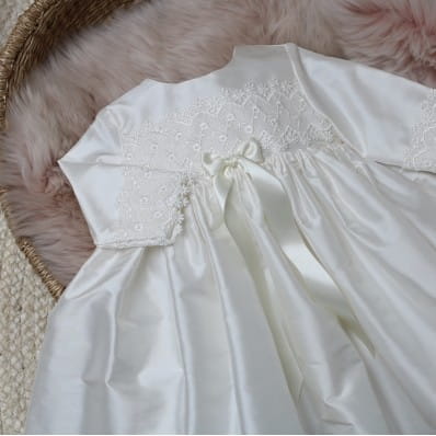 Lara Long Sleeved Christening dress