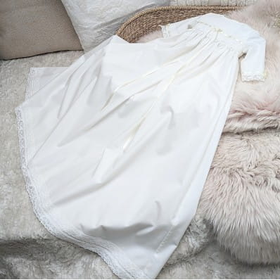 Vivienne Cotton and Lace Christening gown