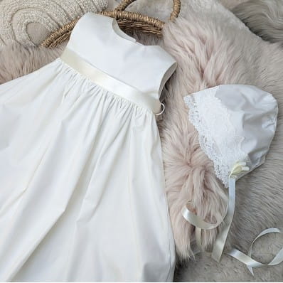 Serenity Cotton Christening gown