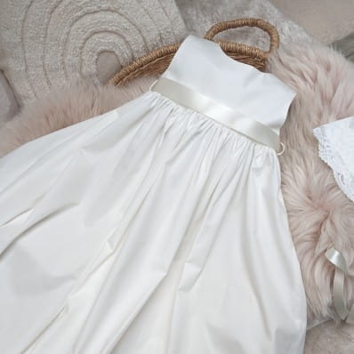 Serenity Cotton Christening gown