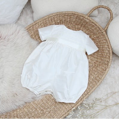 Venice boys christening romper