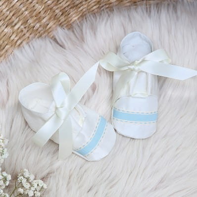 James Christening Booties