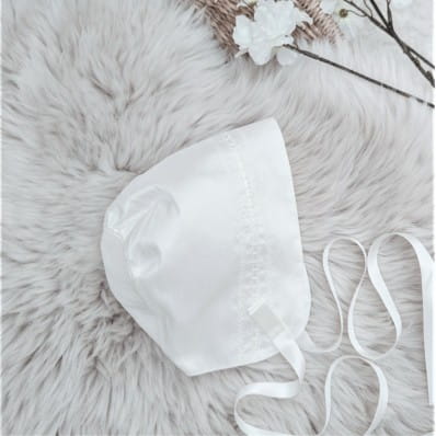 Venice Silk Christening bonnet