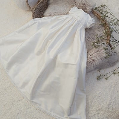 Silk Christening gown | Adore Baby