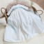 Echo silk baptism gown by Adore Baby - blue sash