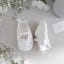 silk and lace christening booties | Evelyn