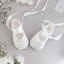 Ava Silk and lace Christening booties
