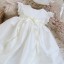 Scarlett Silk and Lace Baptism Dress
