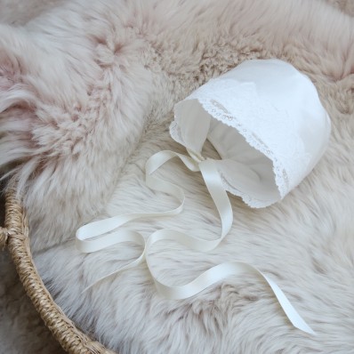 Scarlett Christening Bonnet