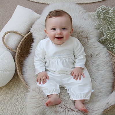 Oliver long sleeved romper