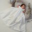 Pale ivory Silk Christening gown - Clara | Adore Baby