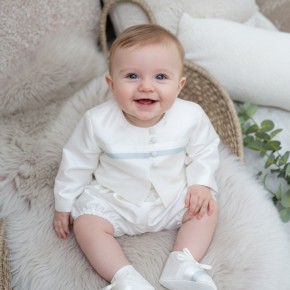 Echo Silk Christening Jacket