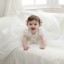 Lola silk, lace and tulle Christening gown