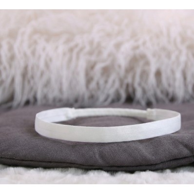 Plain silk  headband