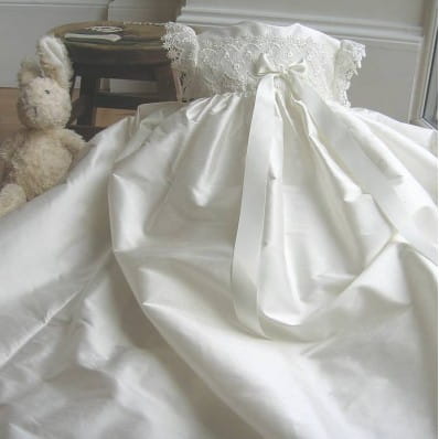 Lucy Christening gown front detail