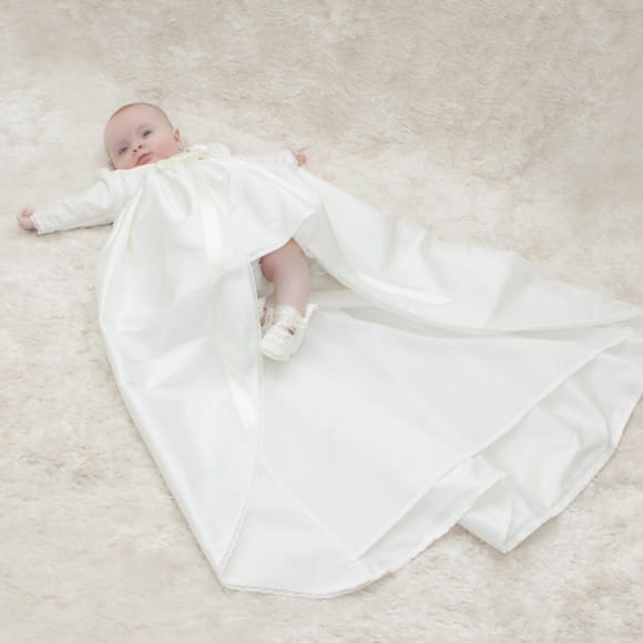 christening coat for baby girl