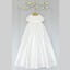 Venice Short Sleeve Christening Gown